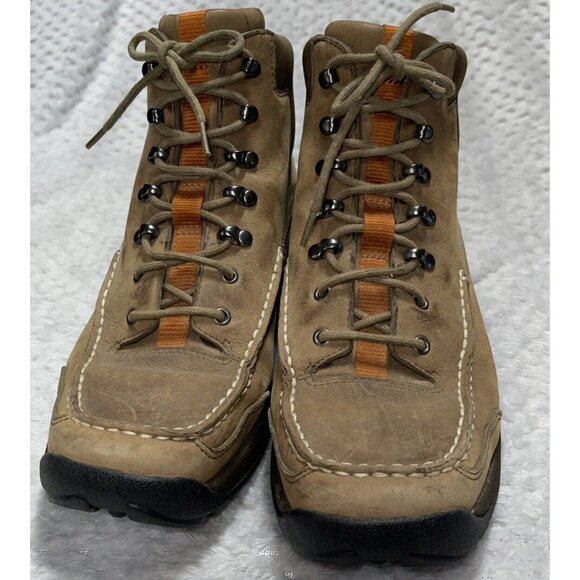 Womens Cole Haan NikeAir Tan Ankle Boots Size 9 B Hiking Utility Outerwear - Picture 5 of 10